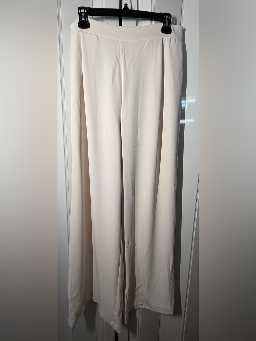 MELLODAY Cream Wide-Leg Trousers